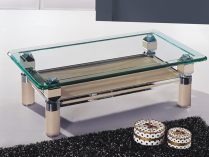 Mesa de centro de vidro