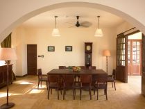 Sala de jantar rústica
